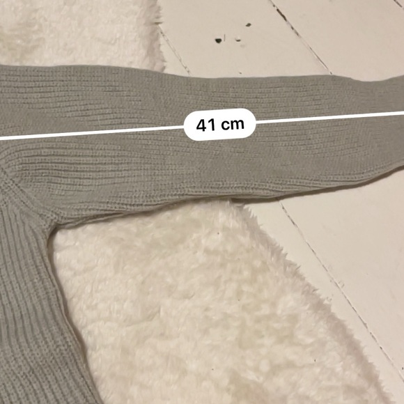 Women's Ribbed Polyester Cardigan Sweater - Picture 5 of 5